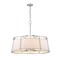 Z-Lite Lenyx Pendant 8 Light Pendant, Brushed Nickel & White 1935-32BN - alternate 1